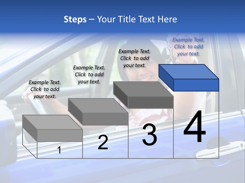 Ecstatic Independence Female PowerPoint Template