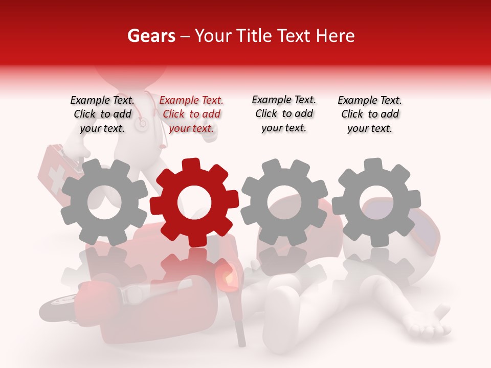 Biker Medical Ambulance PowerPoint Template