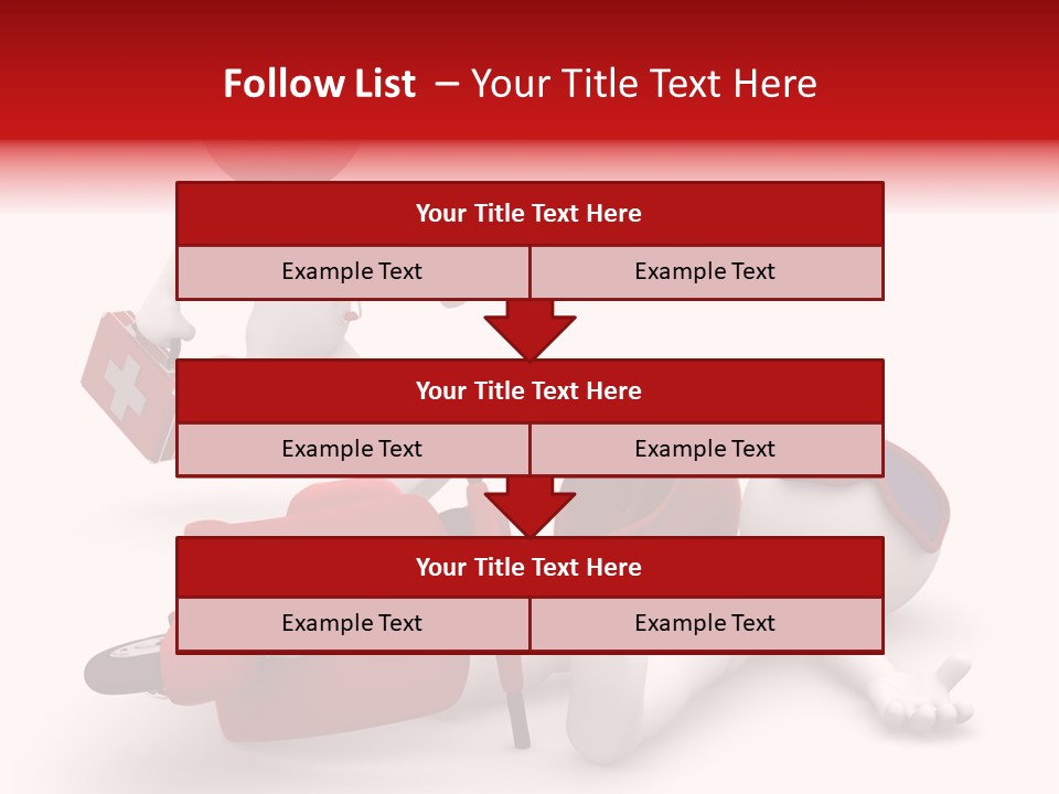 Biker Medical Ambulance PowerPoint Template