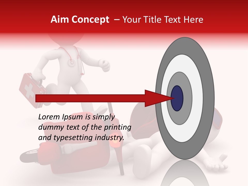 Biker Medical Ambulance PowerPoint Template