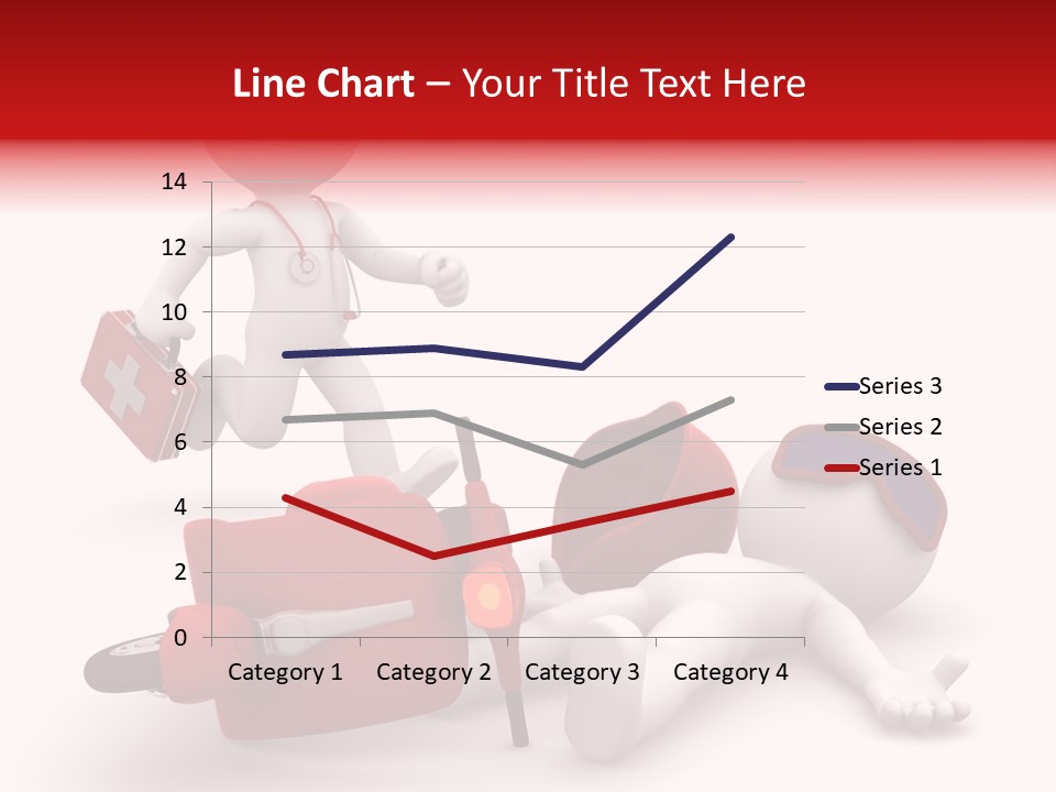 Biker Medical Ambulance PowerPoint Template