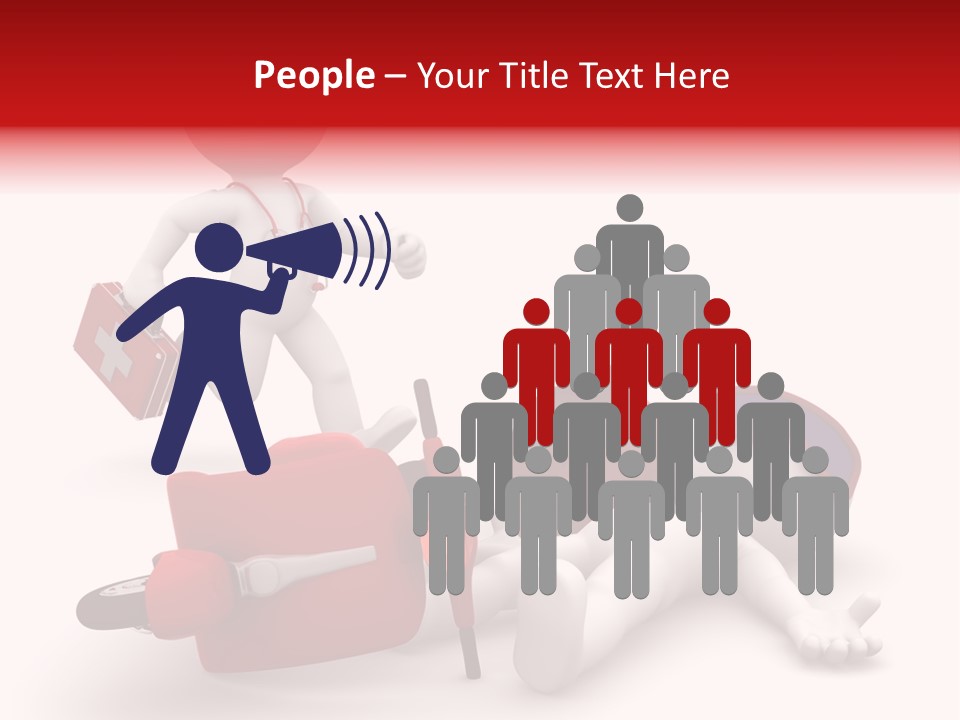 Biker Medical Ambulance PowerPoint Template