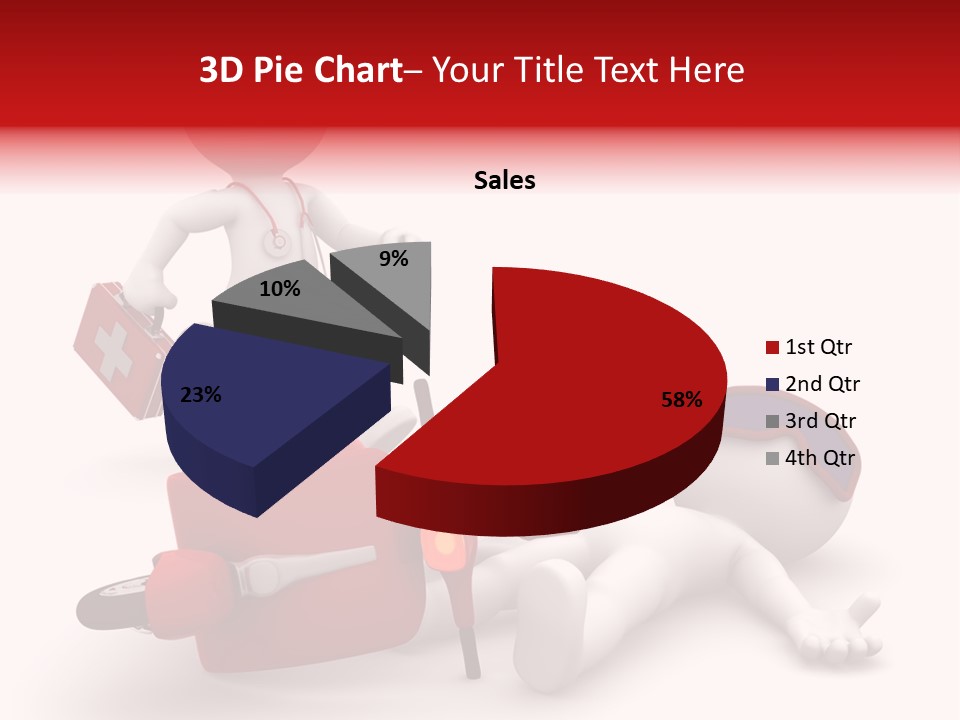 Biker Medical Ambulance PowerPoint Template