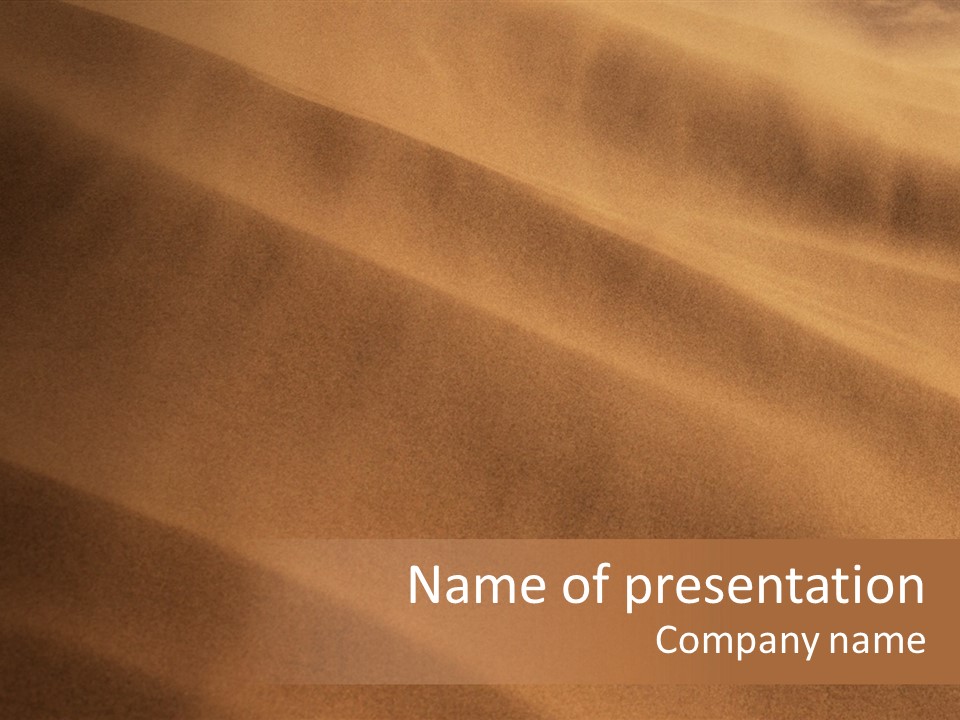 Extreme Dust Park PowerPoint Template