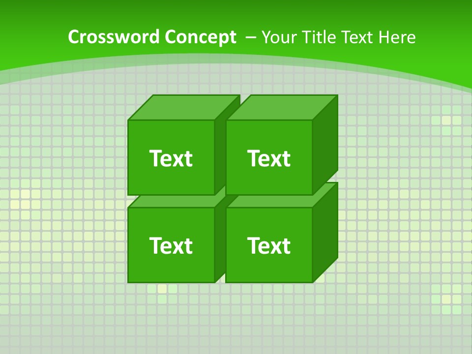 Green Spectrum Artwork PowerPoint Template
