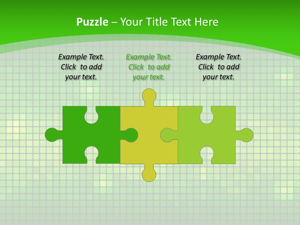 Green Spectrum Artwork PowerPoint Template