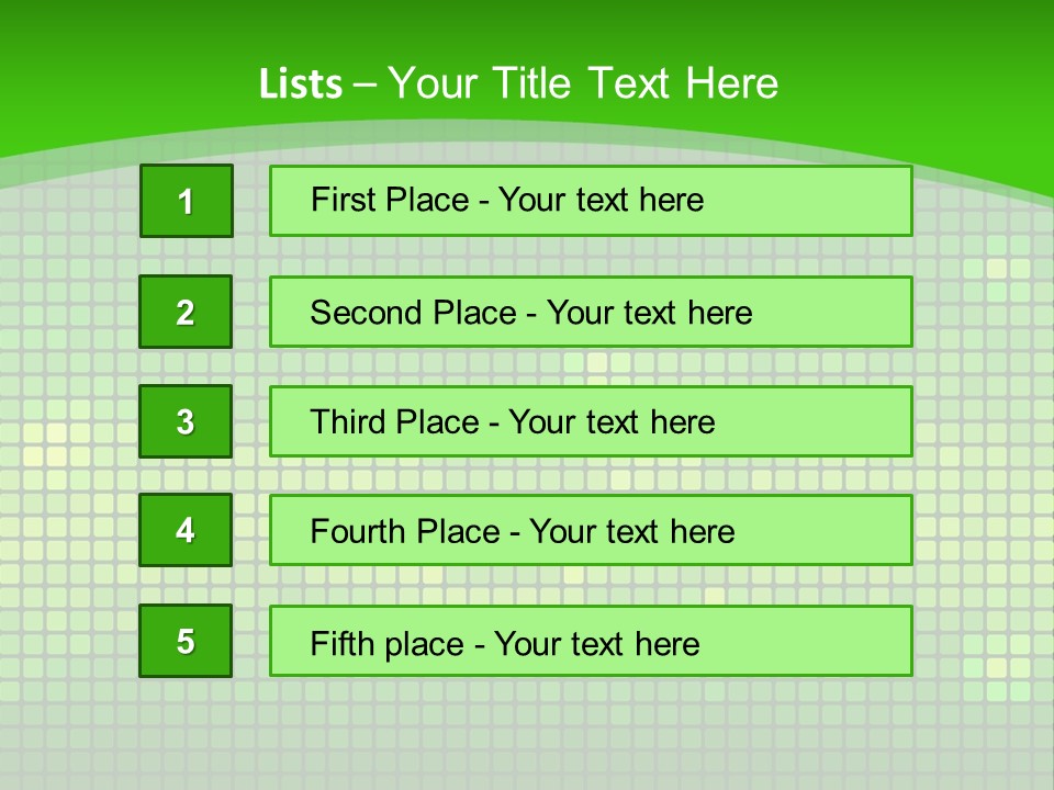 Green Spectrum Artwork PowerPoint Template