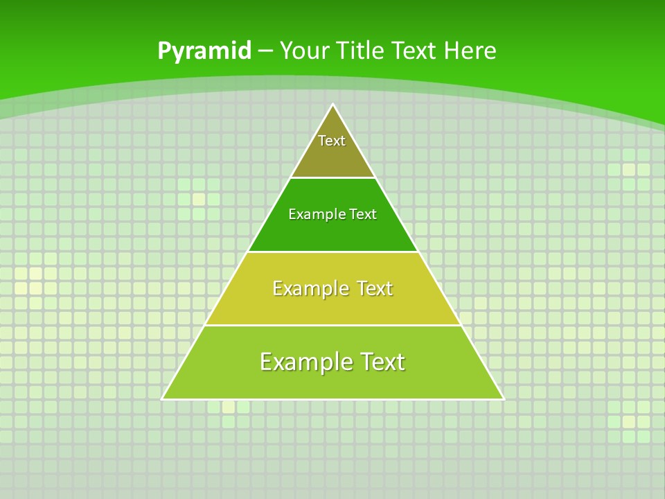 Green Spectrum Artwork PowerPoint Template