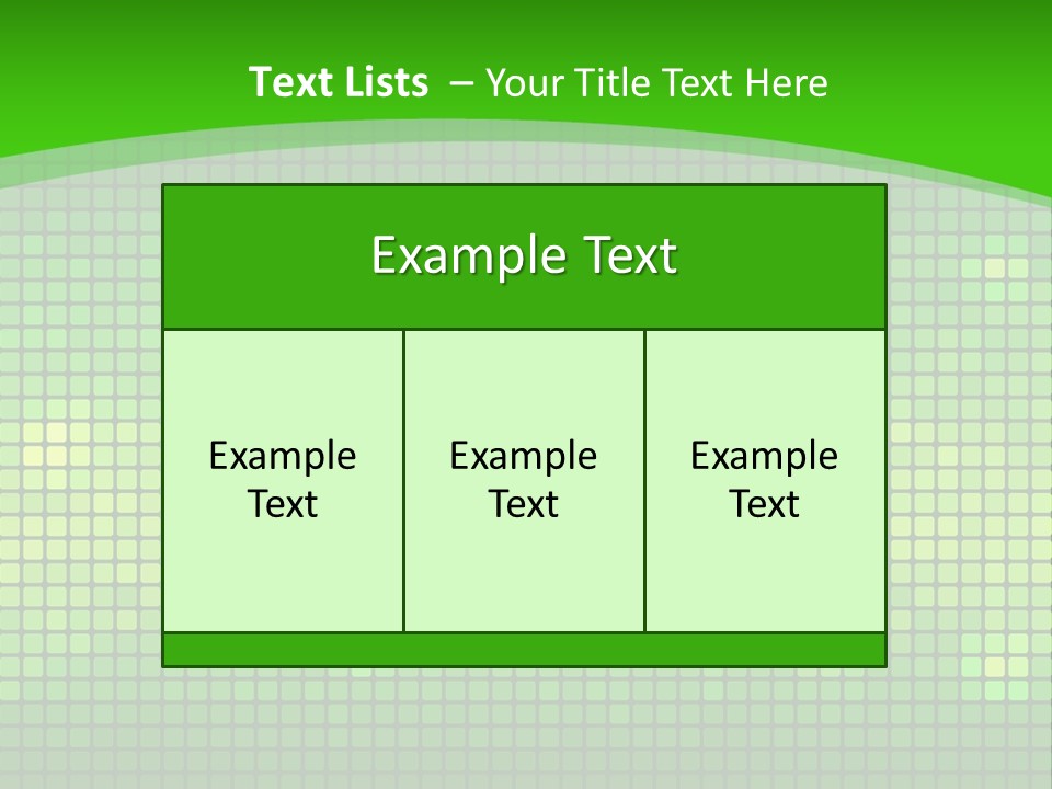 Green Spectrum Artwork PowerPoint Template