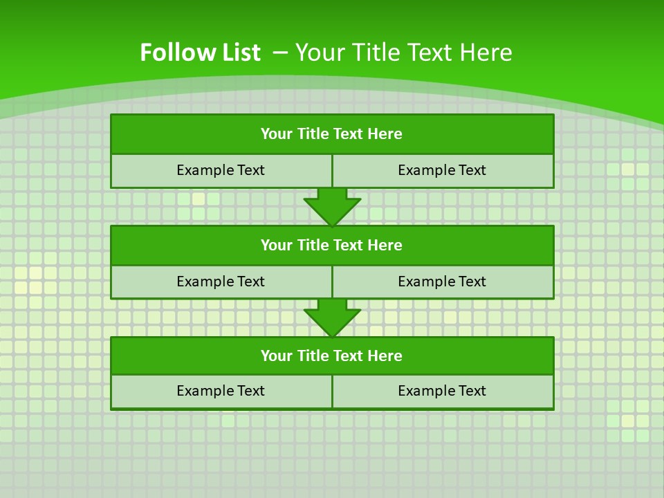 Green Spectrum Artwork PowerPoint Template