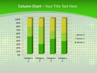 Green Spectrum Artwork PowerPoint Template