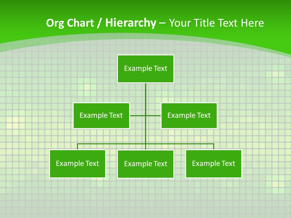 Green Spectrum Artwork PowerPoint Template