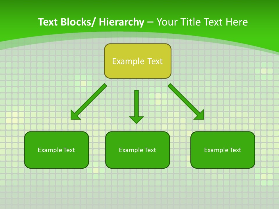 Green Spectrum Artwork PowerPoint Template