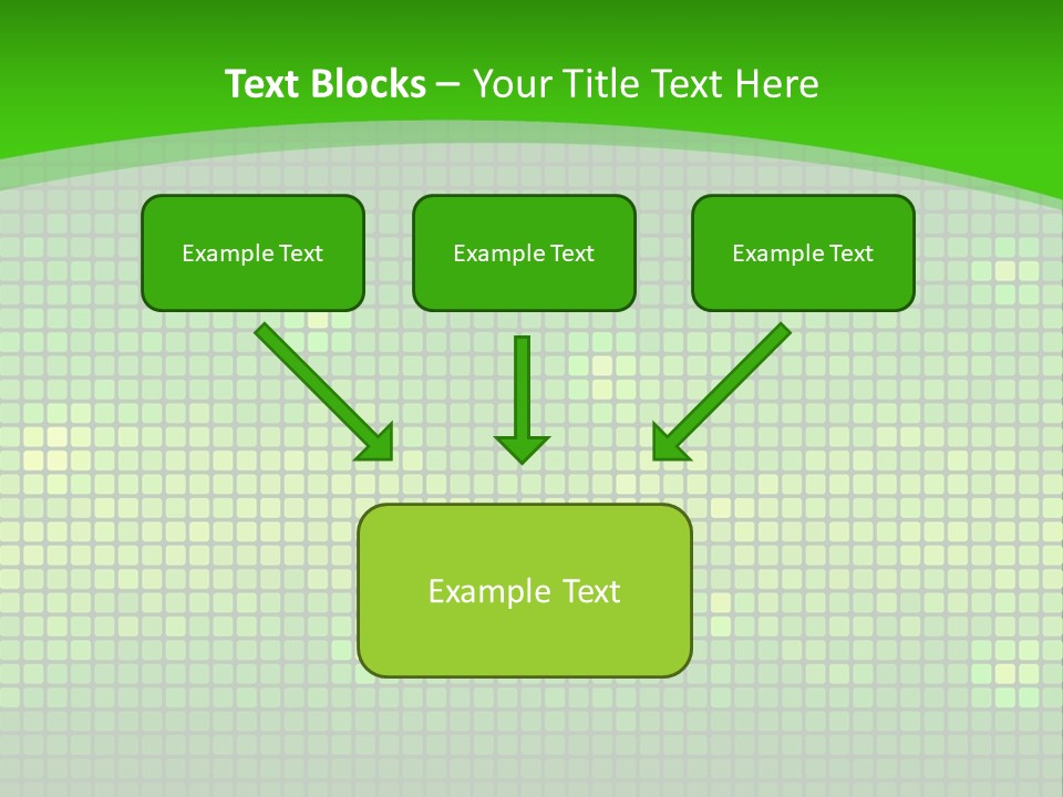 Green Spectrum Artwork PowerPoint Template