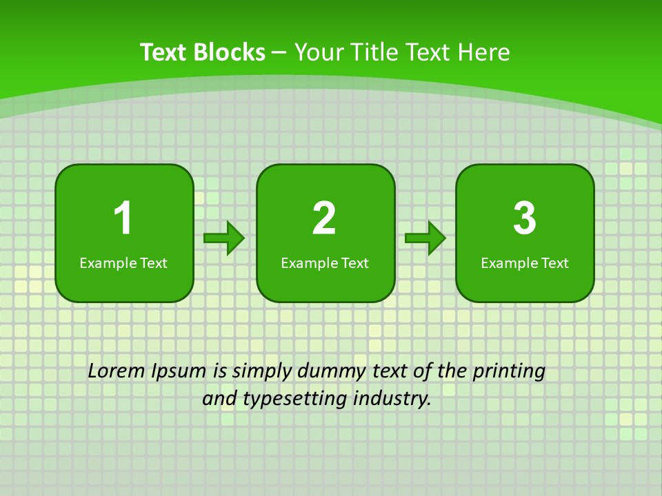 Green Spectrum Artwork PowerPoint Template