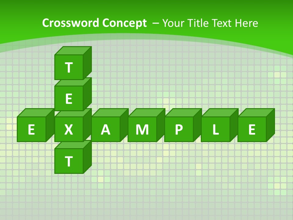 Green Spectrum Artwork PowerPoint Template