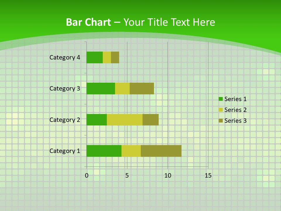 Green Spectrum Artwork PowerPoint Template