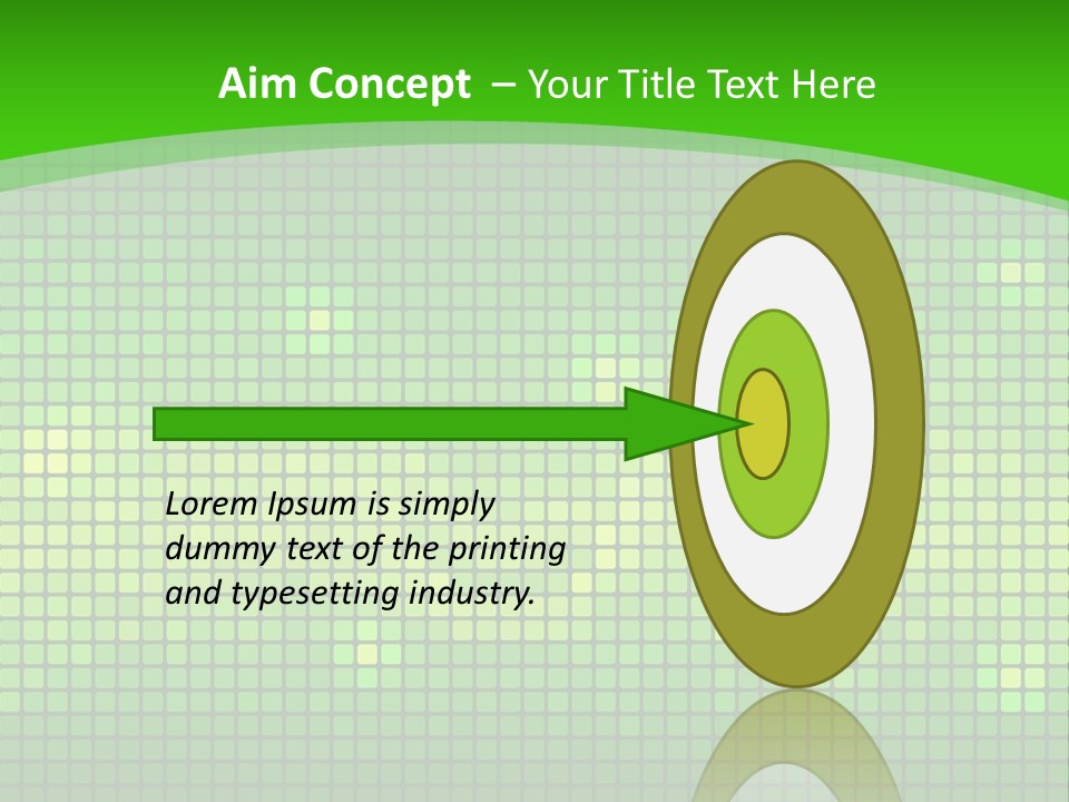 Green Spectrum Artwork PowerPoint Template