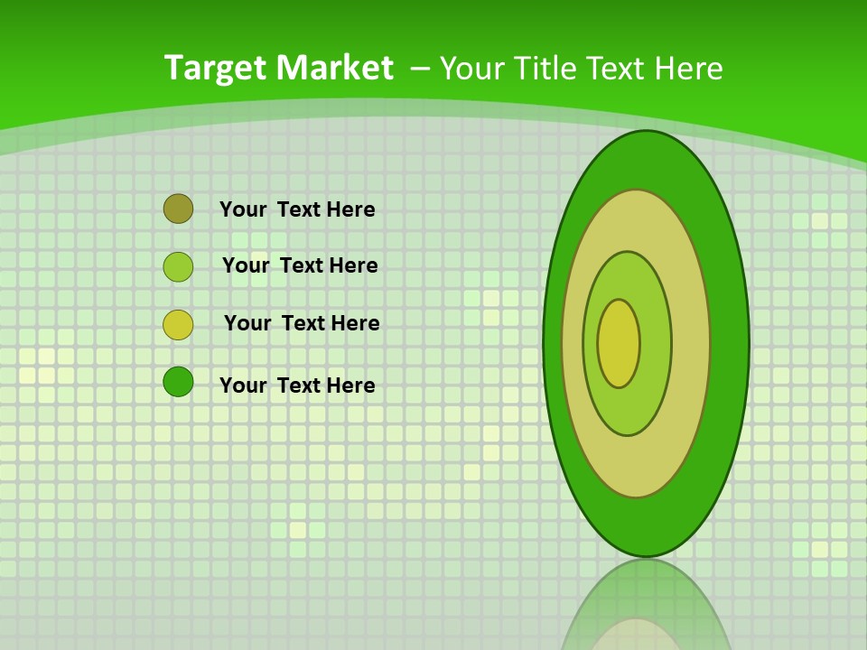 Green Spectrum Artwork PowerPoint Template