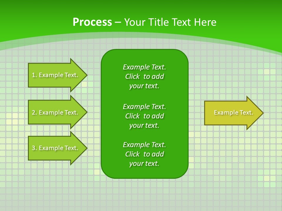 Green Spectrum Artwork PowerPoint Template