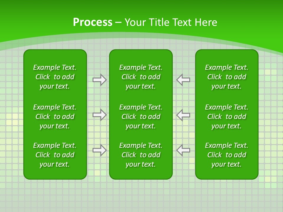 Green Spectrum Artwork PowerPoint Template