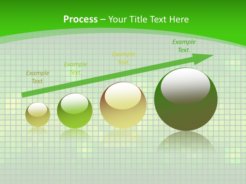 Green Spectrum Artwork PowerPoint Template