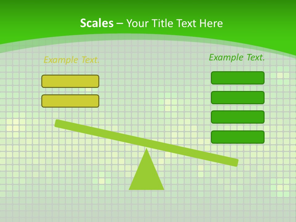 Green Spectrum Artwork PowerPoint Template