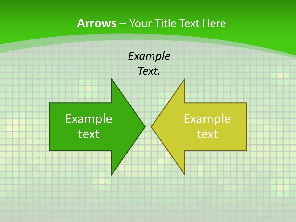 Green Spectrum Artwork PowerPoint Template