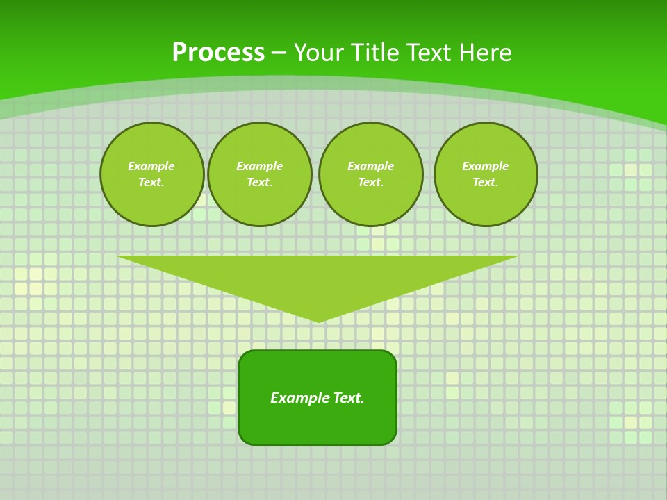 Green Spectrum Artwork PowerPoint Template