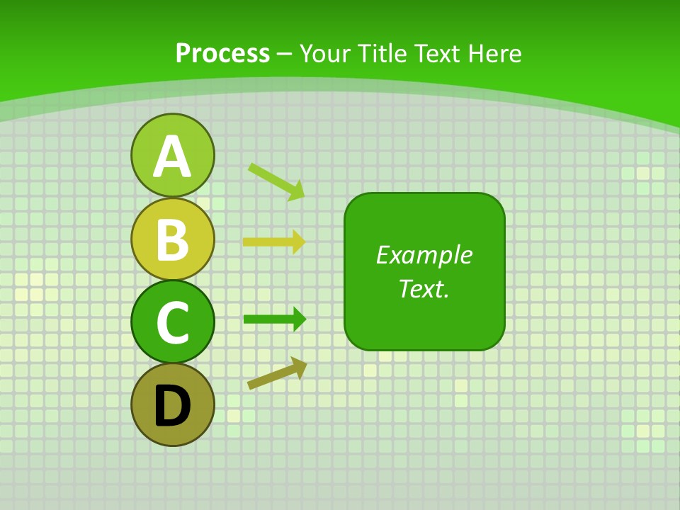 Green Spectrum Artwork PowerPoint Template