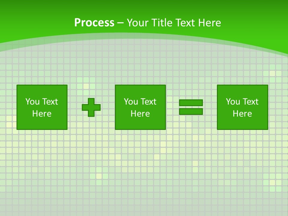 Green Spectrum Artwork PowerPoint Template