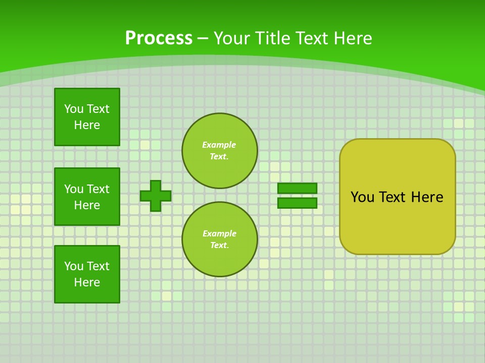 Green Spectrum Artwork PowerPoint Template