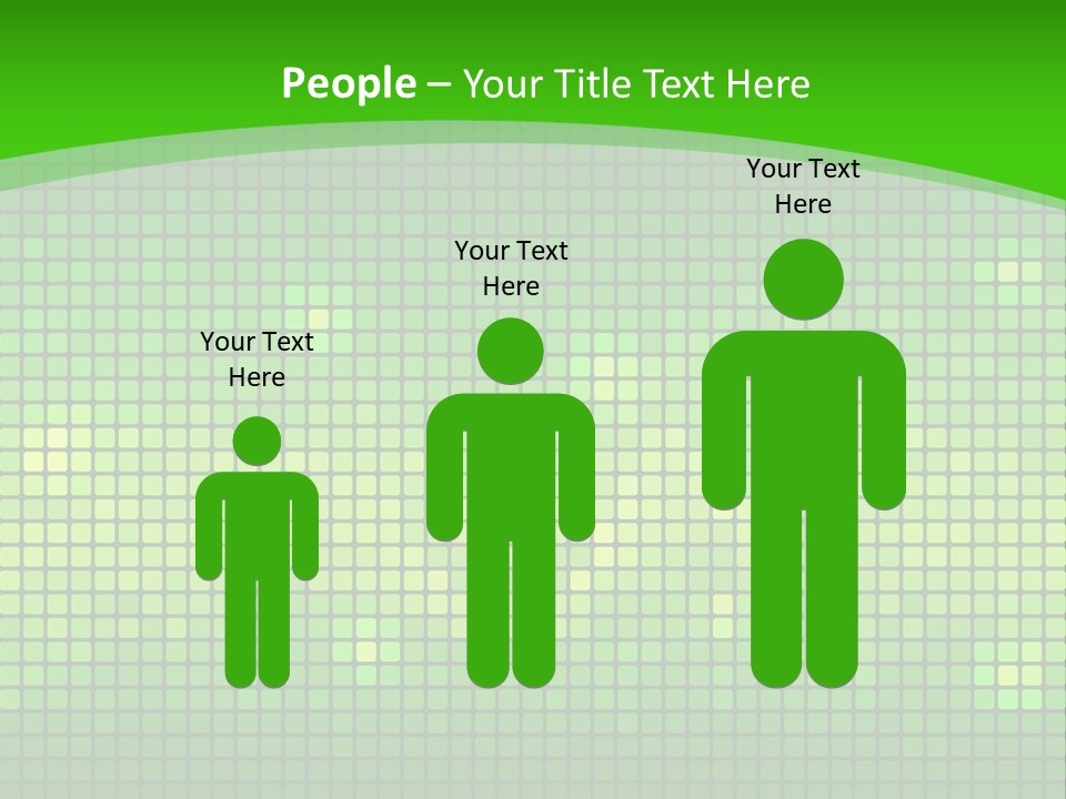Green Spectrum Artwork PowerPoint Template
