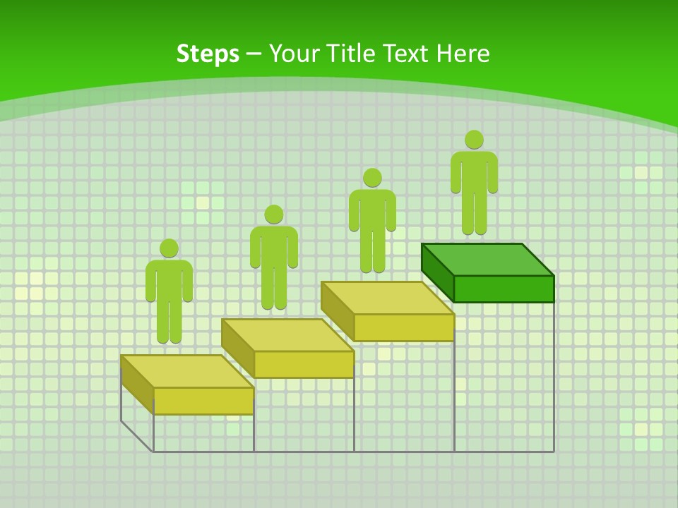Green Spectrum Artwork PowerPoint Template