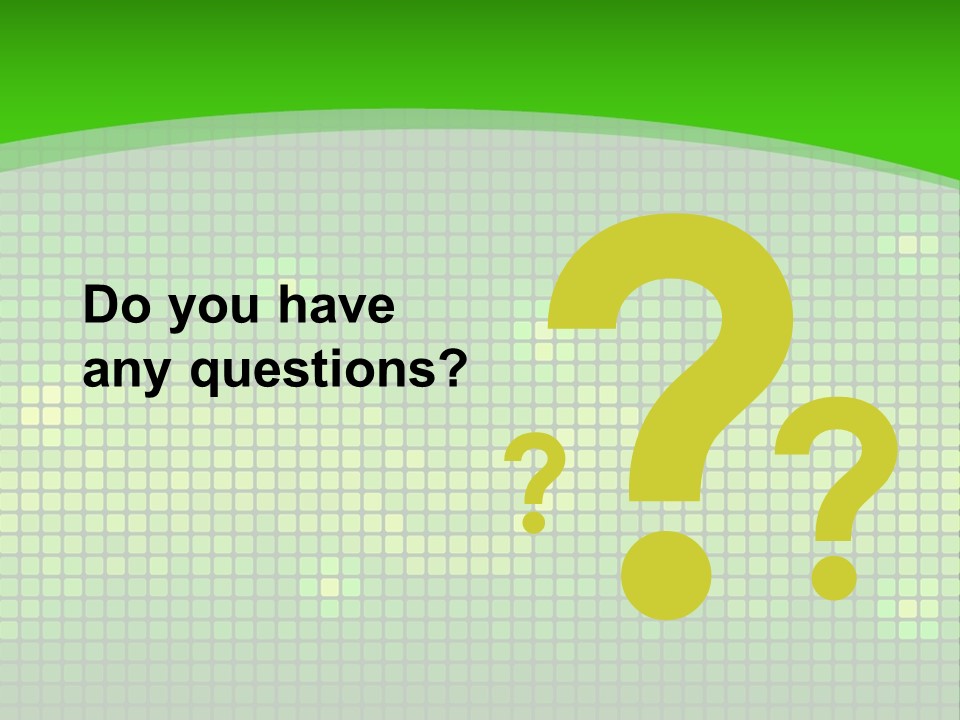 Green Spectrum Artwork PowerPoint Template