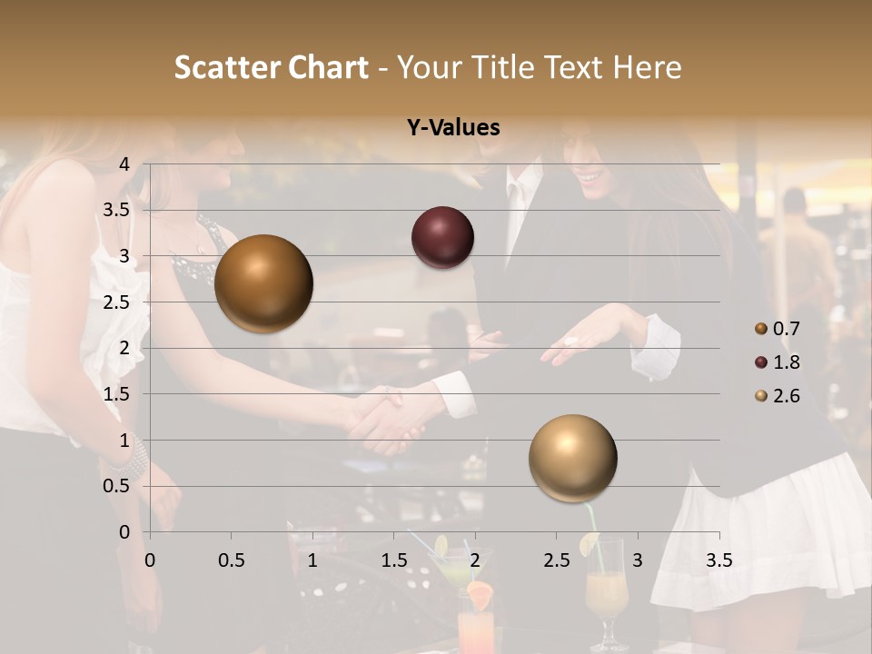 Gathering Friends Outside PowerPoint Template