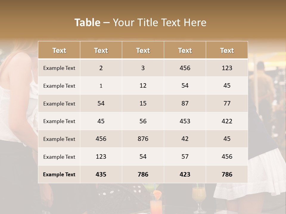 Gathering Friends Outside PowerPoint Template