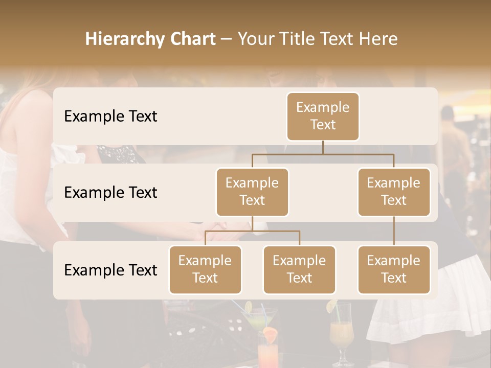 Gathering Friends Outside PowerPoint Template