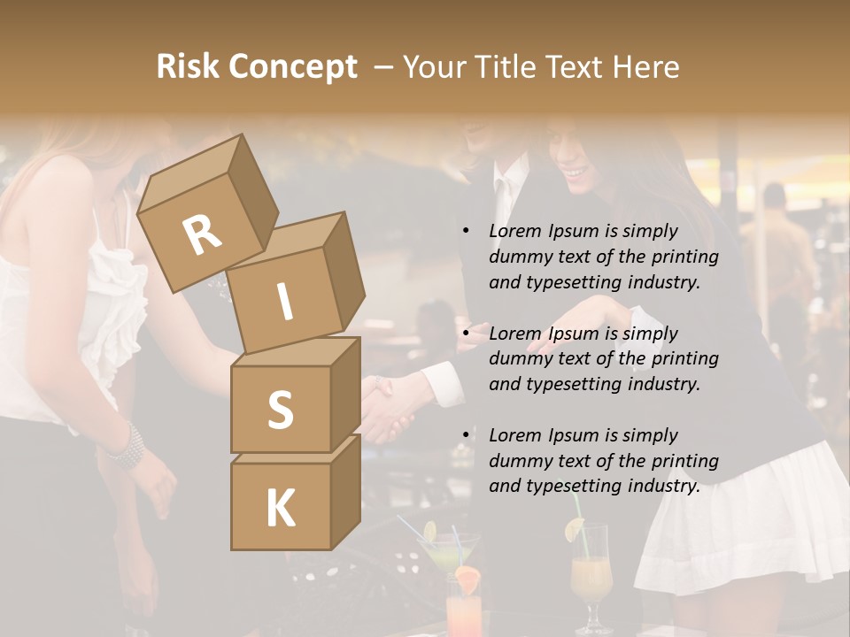 Gathering Friends Outside PowerPoint Template