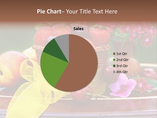 Table Diet Basket PowerPoint Template