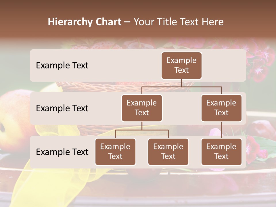 Table Diet Basket PowerPoint Template