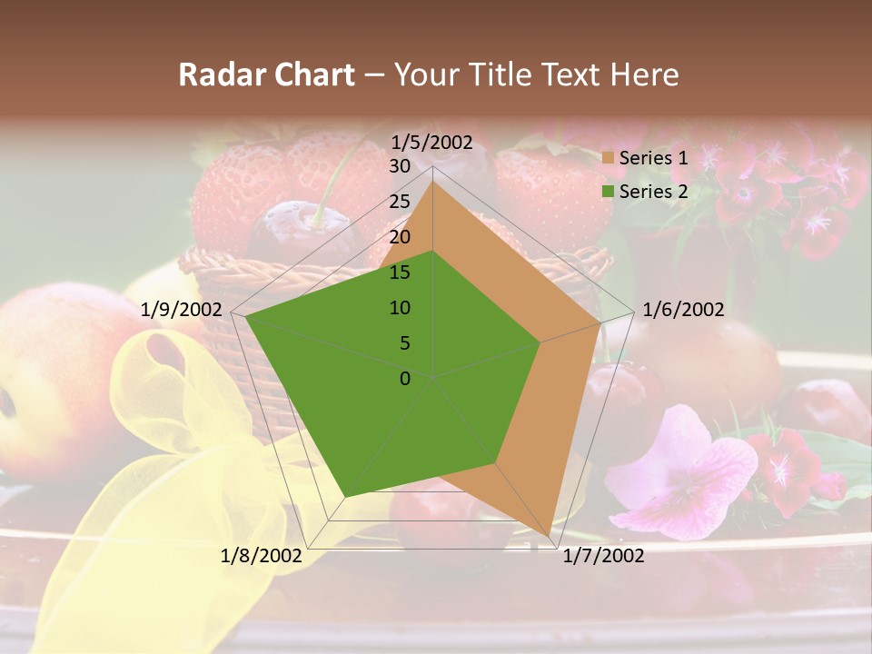 Table Diet Basket PowerPoint Template