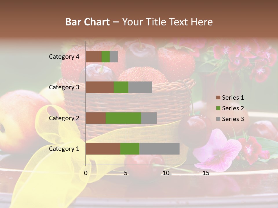 Table Diet Basket PowerPoint Template
