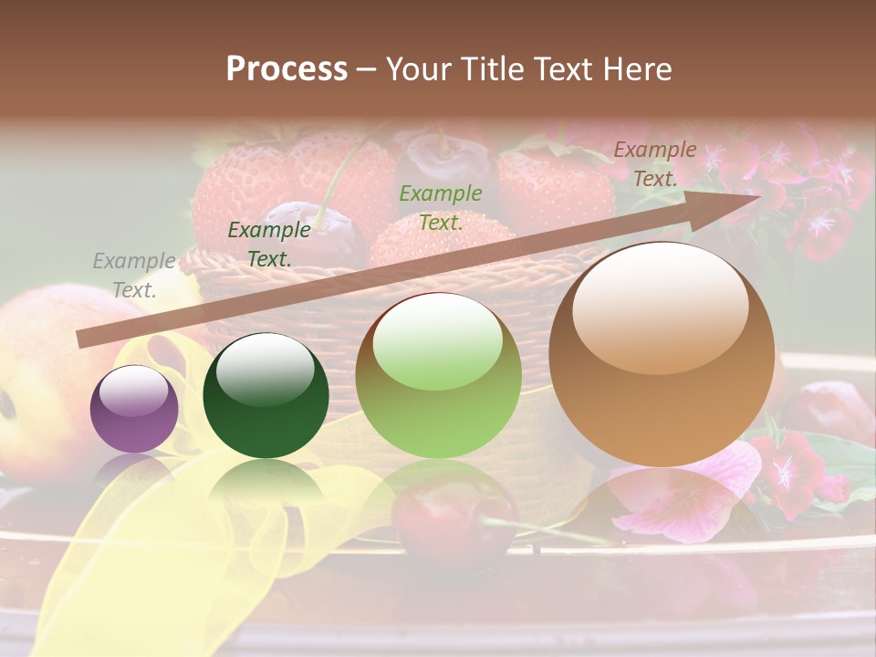 Table Diet Basket PowerPoint Template