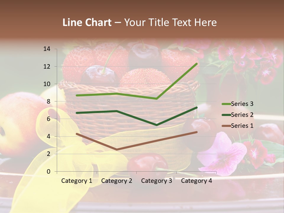 Table Diet Basket PowerPoint Template