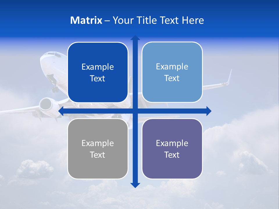 Travel Flying Aeroplane PowerPoint Template