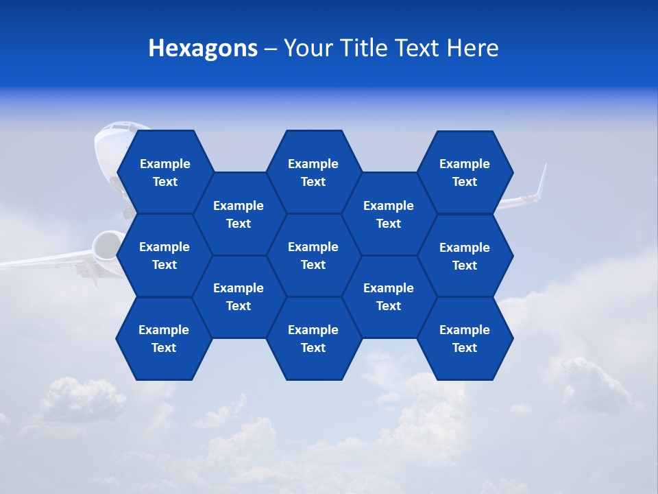 Travel Flying Aeroplane PowerPoint Template