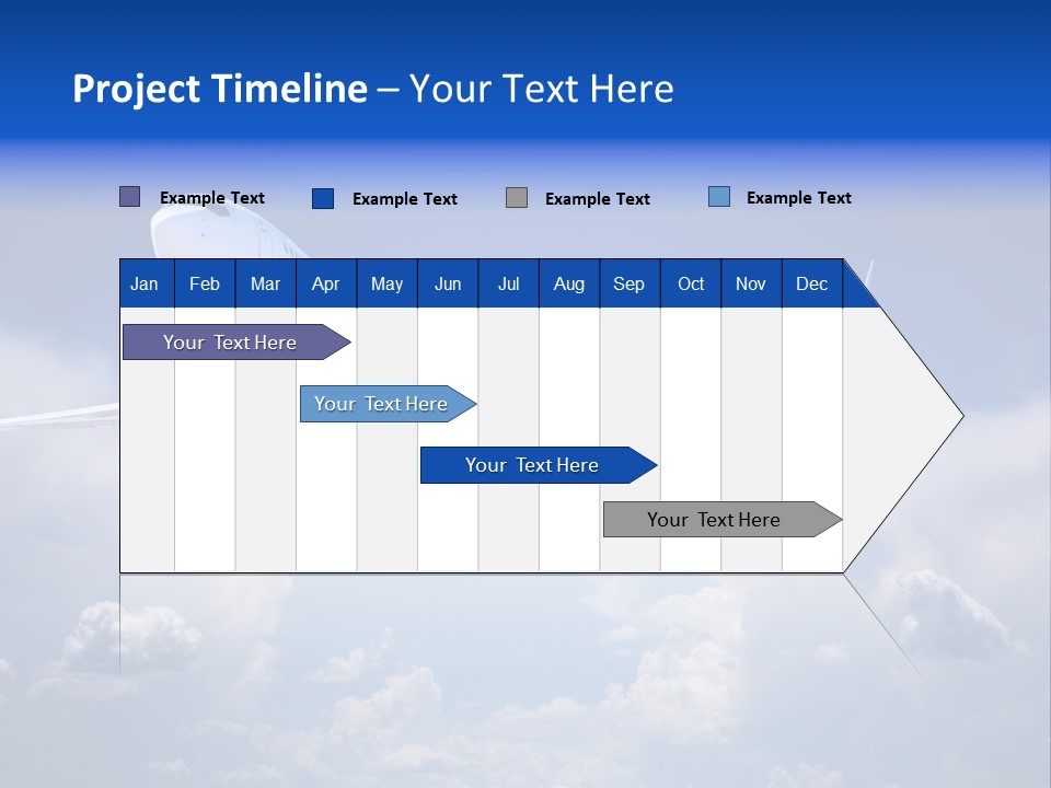 Travel Flying Aeroplane PowerPoint Template