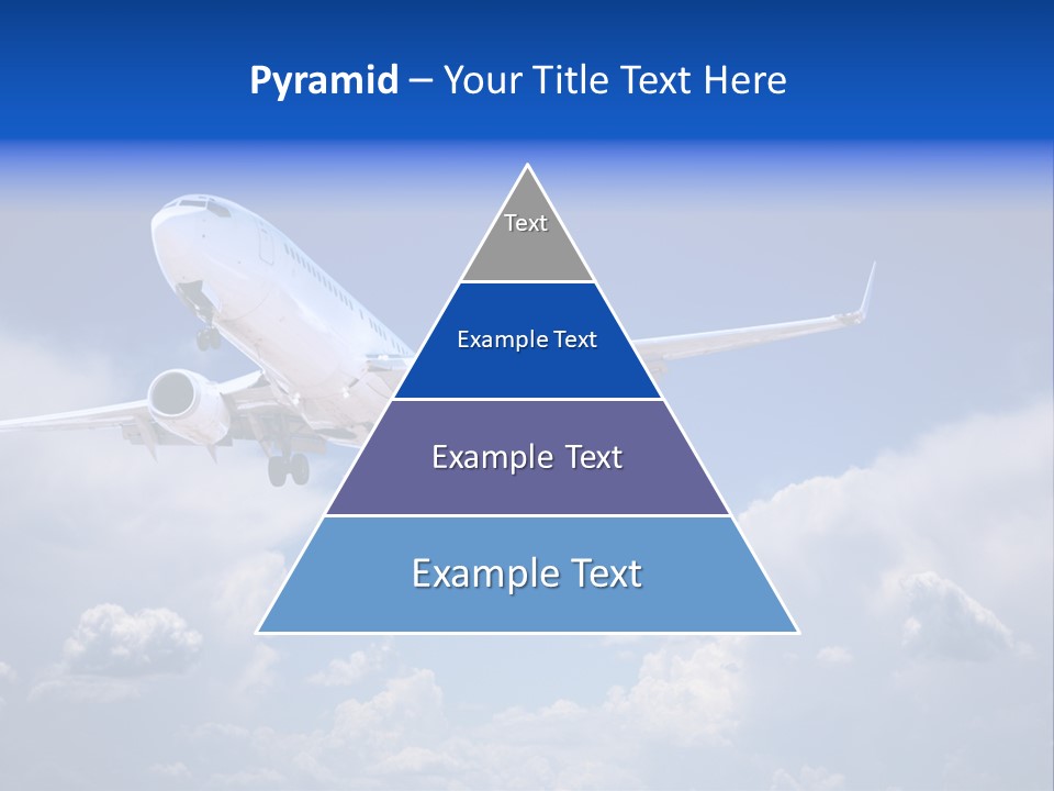 Travel Flying Aeroplane PowerPoint Template