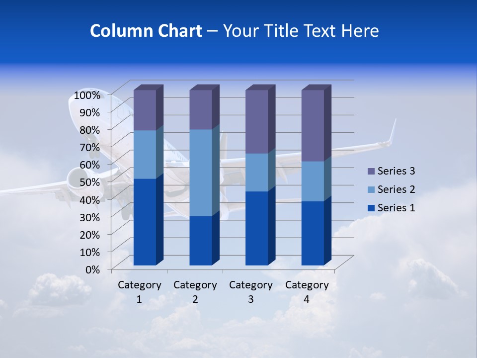 Travel Flying Aeroplane PowerPoint Template